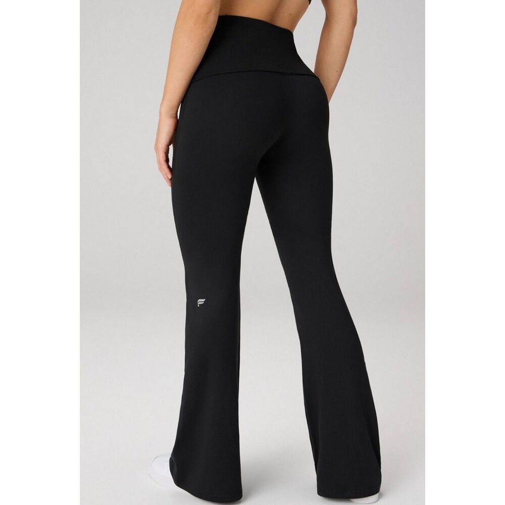 Fabletics Cloud Jersey Foldover Flare - SHORT, Bl… - image 2